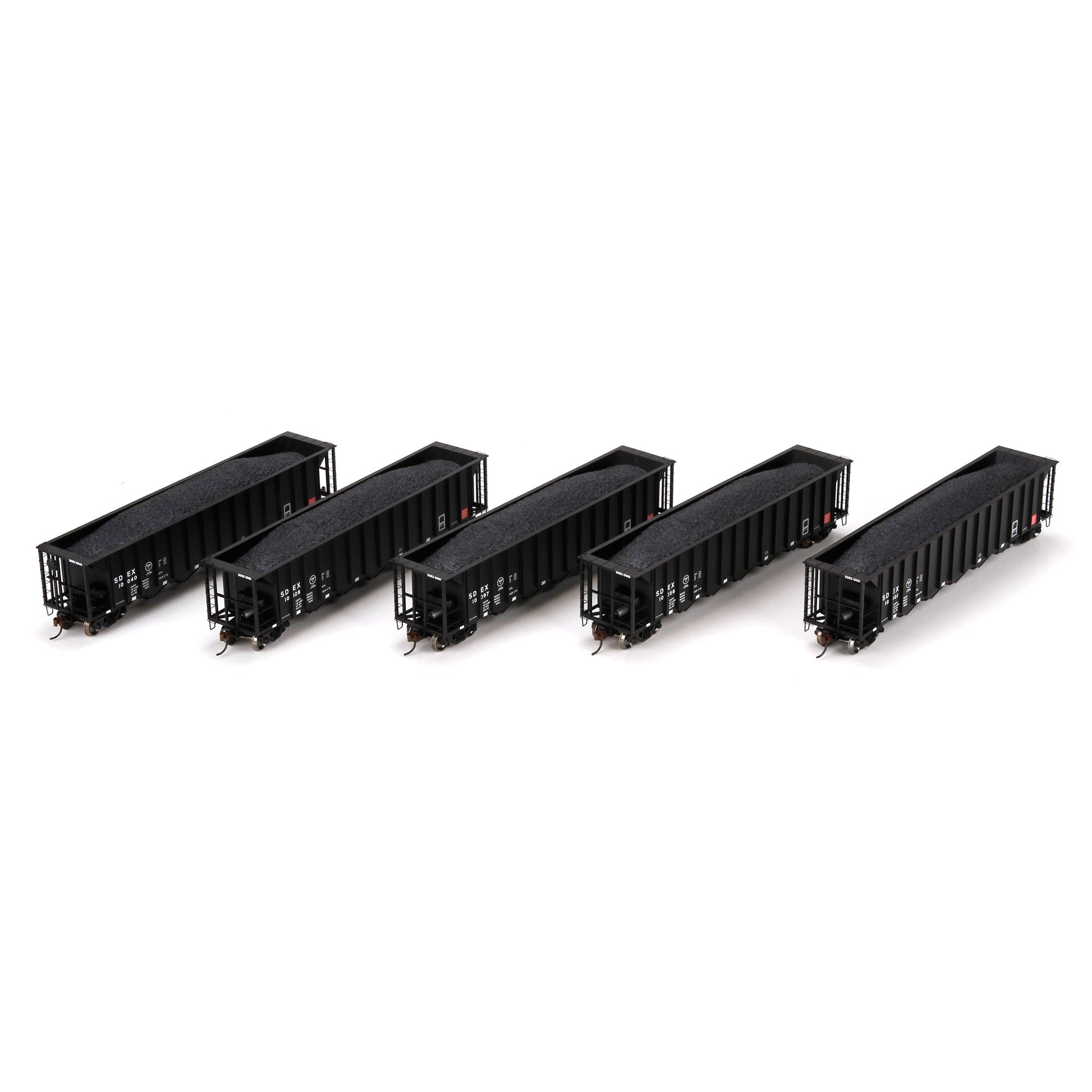 Athearn 87810 HO SDEX 5-Bay Rapid Discharge Hopper #1 (Set of 5)