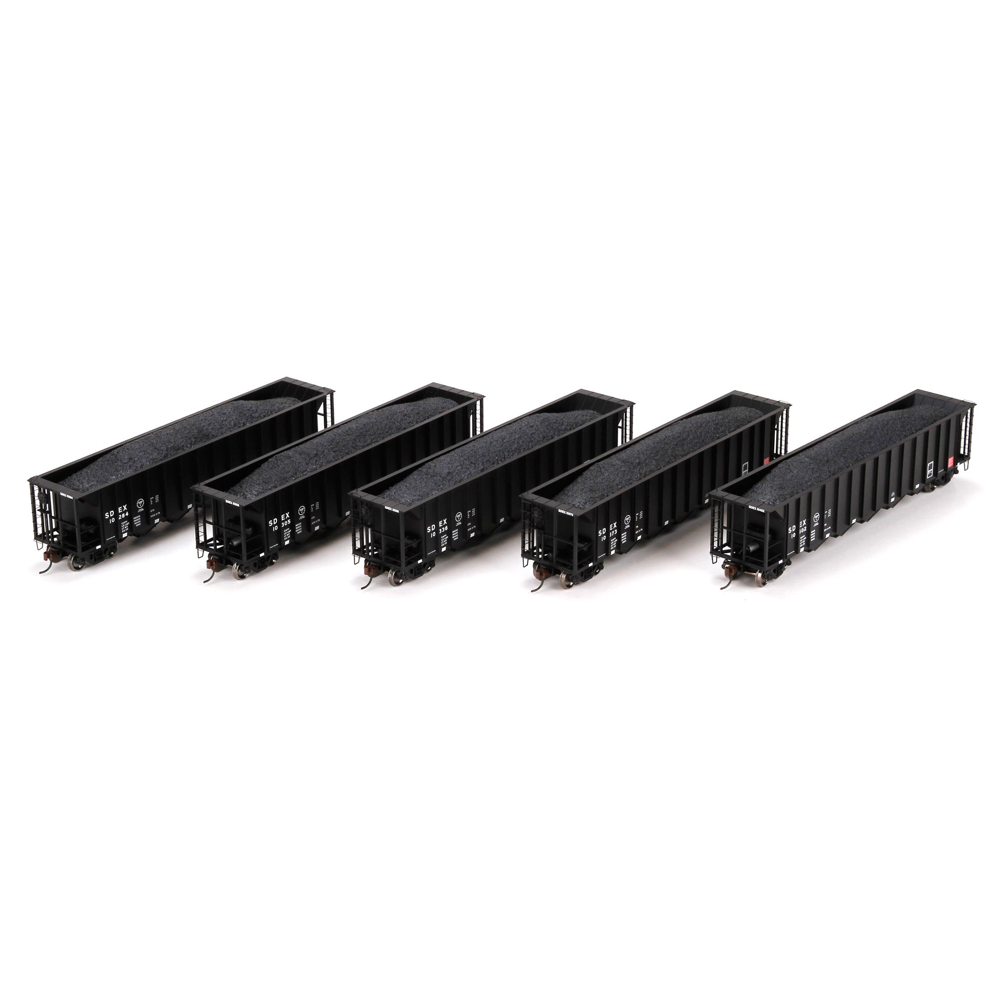 Athearn 87811 HO SDEX 5-Bay Rapid Discharge Hopper #2 (Set of 5) - RTR