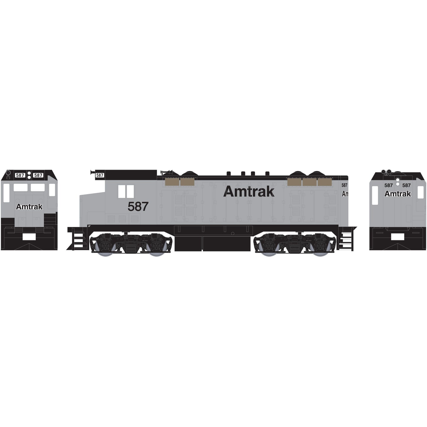 Athearn 89930 HO RTR CF7, Amtrak #587