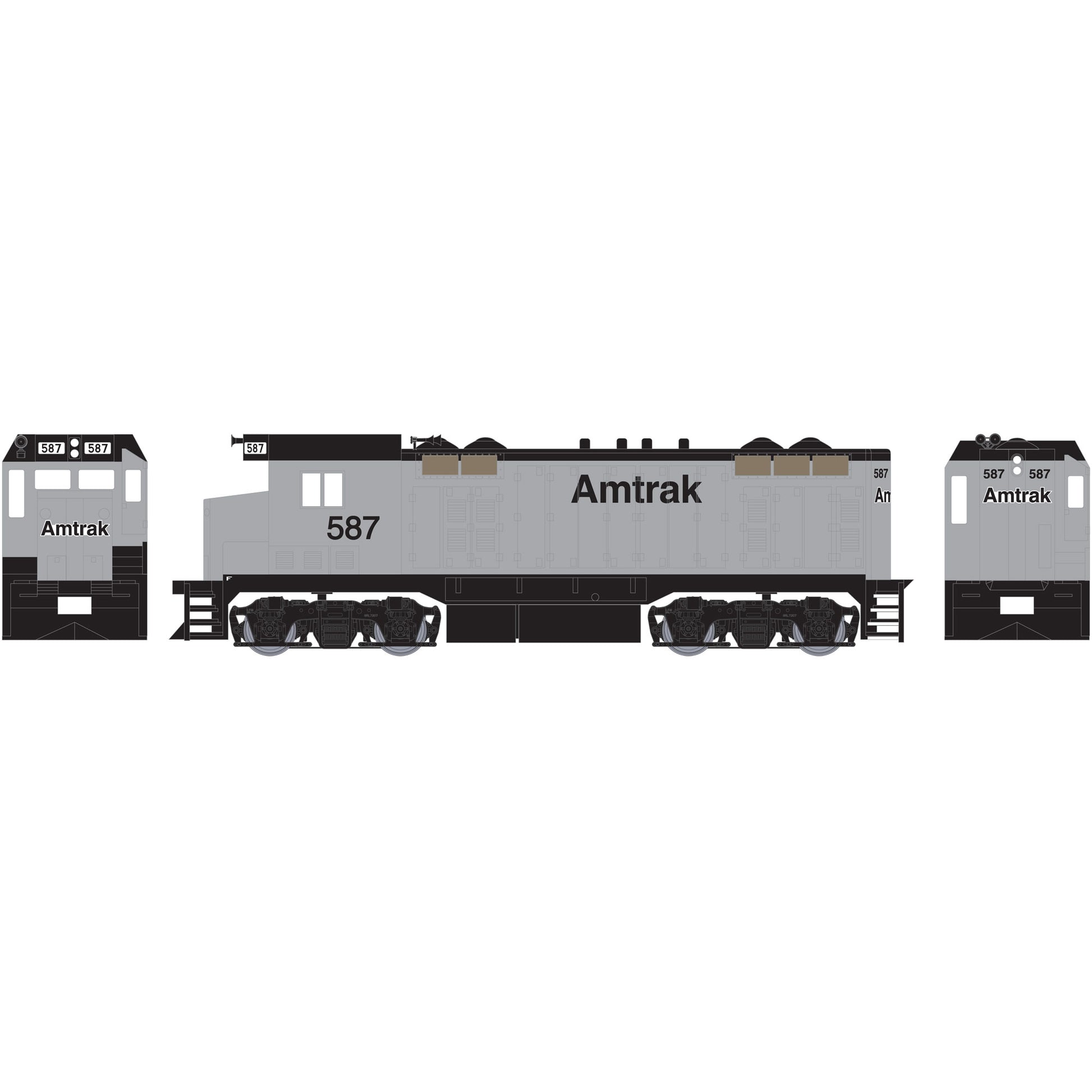 Athearn 89930 HO RTR CF7, Amtrak #587