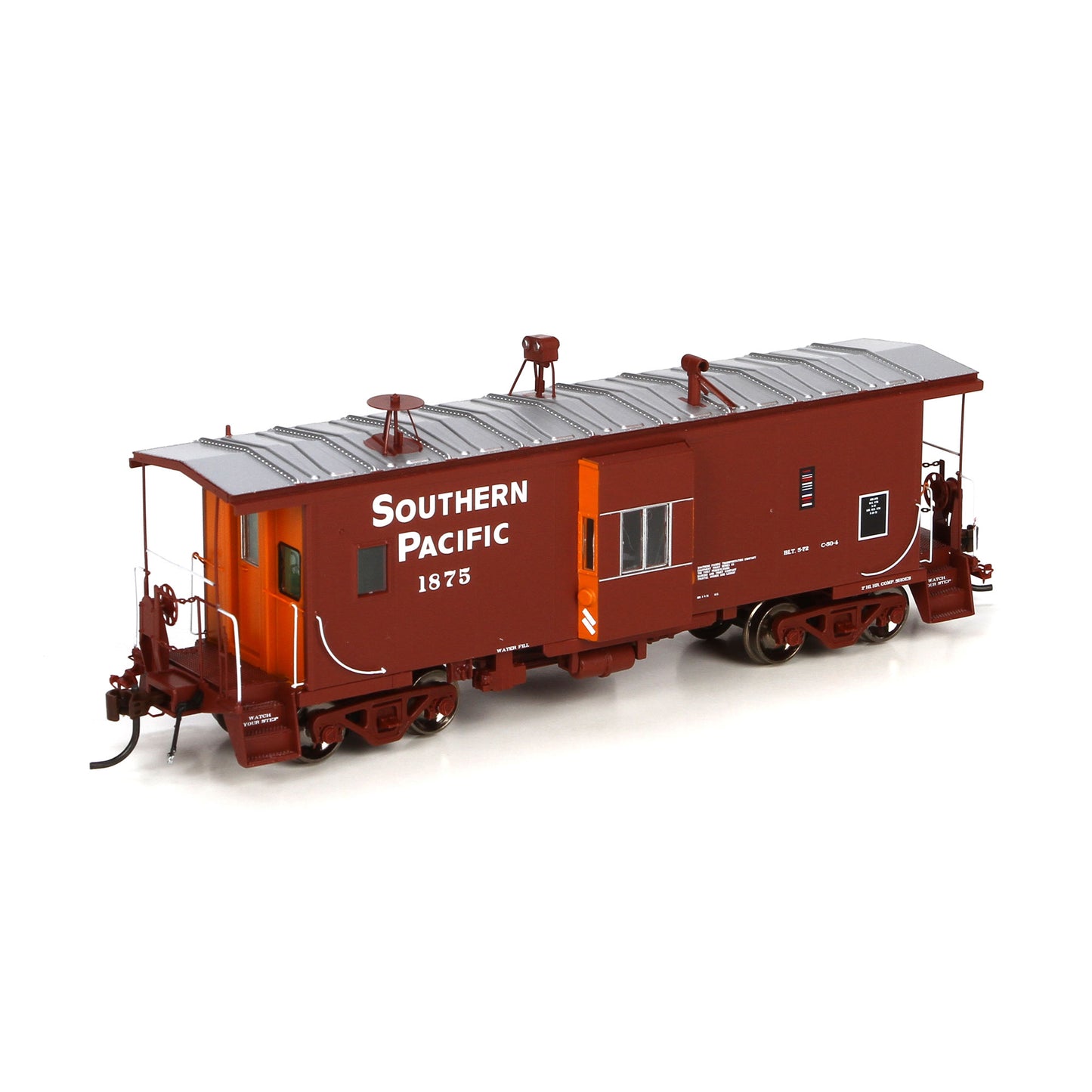 Athearn G63044 HO SP Bay Window C-50-4 Caboose w/Lights #1875