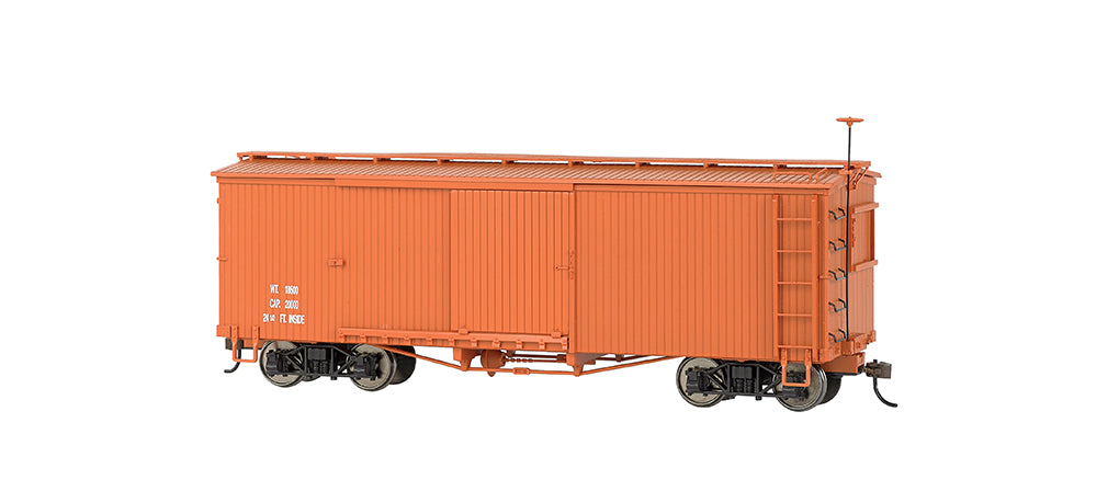 Bachmann 27098 On30 Mineral Red Data Only Wood Boxcar