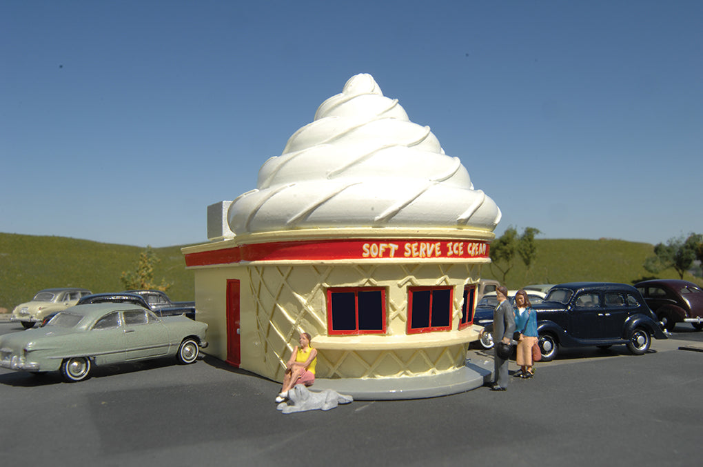 Bachmann 35203 HO Built Up Ice Cream Stand