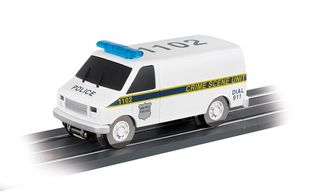 Williams 42724 O E-Z Street Police Crime Scene Unit Motorized Van