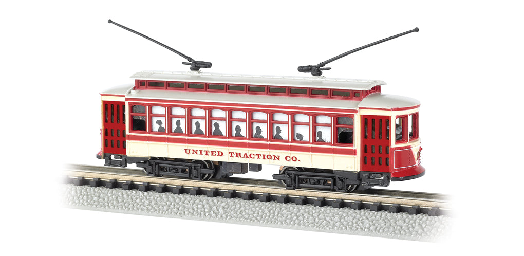 Bachmann 61087 N Scale United Traction Co. Brill Trolley