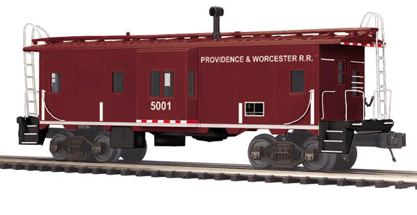 MTH 20-91420 O Gauge Providence & Worcester Bay Window Caboose #5001