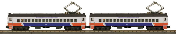 MTH 30-20175-3 Septa MU Non-Powered Passenger Electric Loco  Add-On (Set of 2)