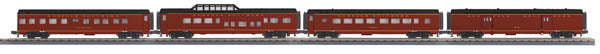 MTH 30-67777 O Norfolk Southern 60' Streamlined Passenger Car Set (Set of 4)