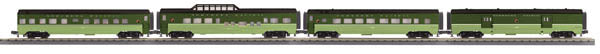 MTH 30-67785 O-27 60' Streamline Passenger, NP (4)