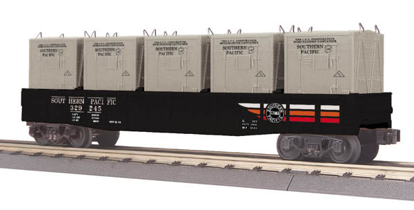 MTH 30-72126 O Southern Pacific Gondola Car with LCL Containers #329245