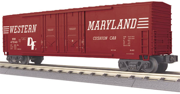 MTH 30-74756 Western Maryland O-27 50' Double Plug Door Boxcar