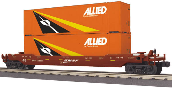 MTH 30-76542 O BNSF Husky Stack Car w/ETD