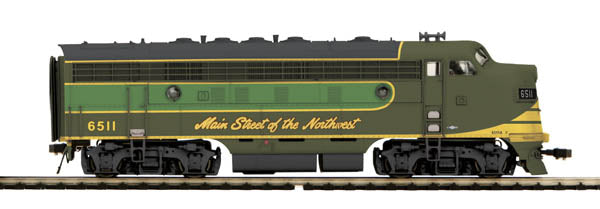 MTH 80-2121-0 HO Northern Pacific F7A Diesel Loco w/NMRA Socket #6511C
