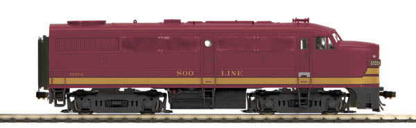 MTH 80-2201-0 HO Soo Line FA-1 Diesel Locomotive w/NMRA Couplers #2222A