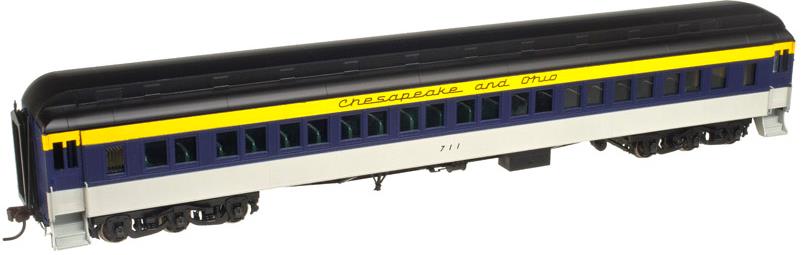 Atlas 20001714 C&O Heavyweight Paired Window Passenger Coach Car #2