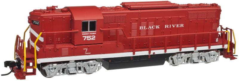 Atlas 40001801 N Scale Black River GP9 Diesel Locomotive #752