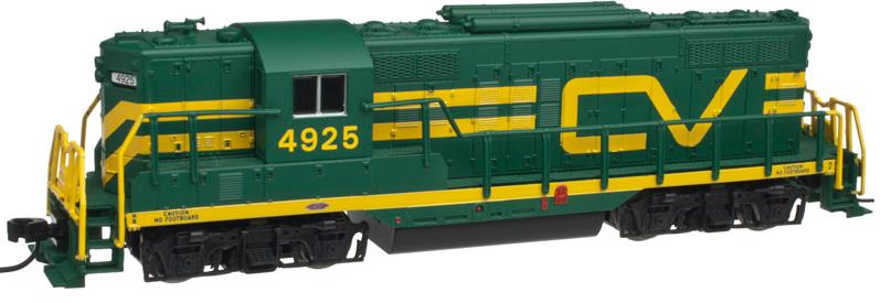 Atlas 40001816 N Vermont GP9 Diesel Locomotive with Torpedo Tubes & DCC #4925