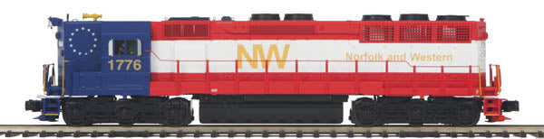 MTH 20-20292-2 Norfolk & Western SD45 High Hood Diesel w/P-S 3.0 #1776
