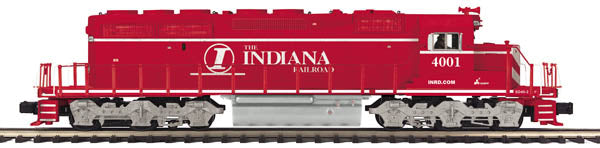 MTH 20-20409-1 Indiana Railroad SD40-2 Diesel Engine With PS 3.0 #4001 - 3 Rail