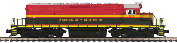 MTH 20-20411-1 Kansas City Southern SD40-2 Diesel Engine w/Proto-Sound 3.0 #591