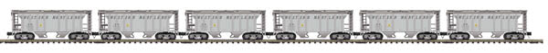 MTH 20-90802-0 O Western Maryland PS-2 Hopper Car Set (Set of 6)