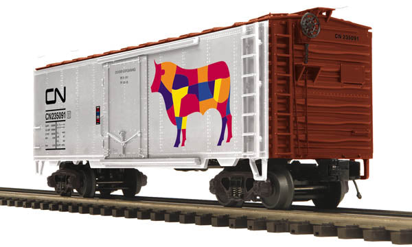 MTH 20-94184 O Gauge Canadian National Reefer Car #235091 – Trainz