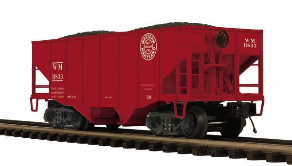 MTH 20-97310 Western Maryland 2-Bay Fish Belly Hopper Car