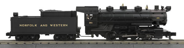 MTH 30-1608-1 Norfolk & Western 0-8-0 Imperial Steam Engine w/PS 3.0 #261