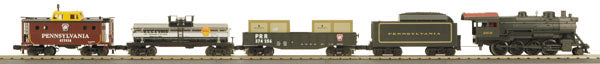 MTH 30-4226-1 Pennsylvania RailKing 2-8-0 O Gauge Steam Train Set w/PS 3.0