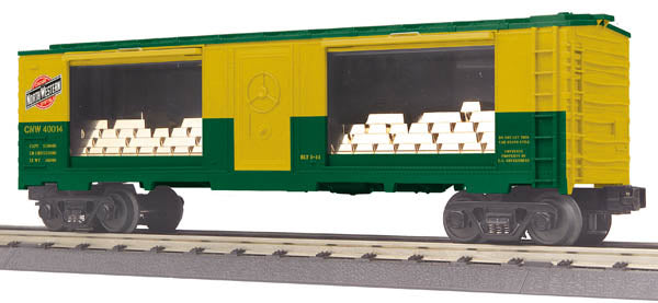 MTH 30-74766 Chicago & Northwestern 40' Window Mint Box Car w/Gold