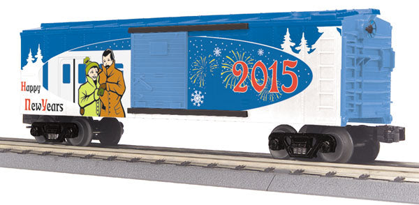 MTH 30-74781 O Gauge Happy New Year Box Car