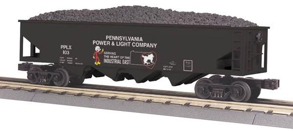 MTH 30-79381 Pennsylvania Power & Light Hopper Car w/Operating Coal Load