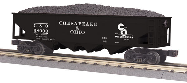 MTH 30-79426 Chesapeake & Ohio Hopper Car with Operating Coal Load