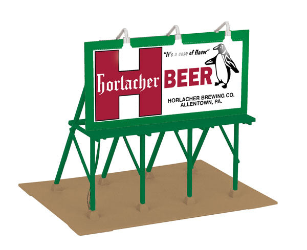 MTH 30-90479 Horlacher's Brewing Company Lighted Billboard