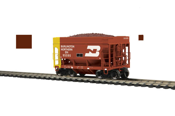 MTH 80-97023 HO Burlington Northern 70-Ton Center Discharge High Ext. Ore Car