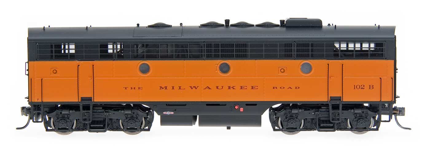 InterMountain 49585S Milwaukee Road F7 B-Unit Powered Diesel w/Sound & DCC