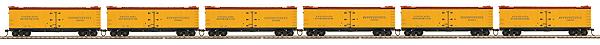 MTH 80-90020 HO Pennsylvania R40-2 Reefer Car Set (Set of 6)
