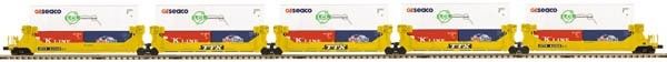 MTH 20-90839B O TTX Stack Cars w/Containers