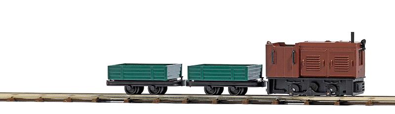 Busch 12004 HOn2 Transport Train Starter Set - Feldbahn