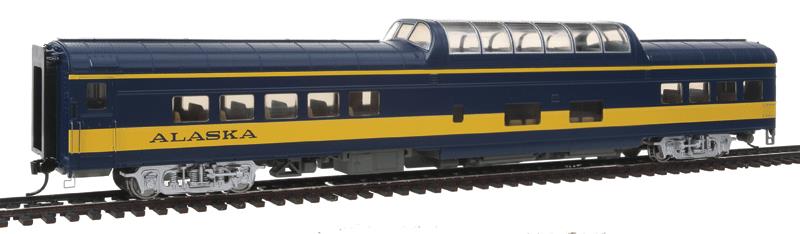 Walthers 920-11501 HO Scale Alaska Railroad 85' ACF Dome-Coach Car