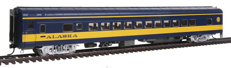 Walthers 920-11651 HO Alaska 85' ACF 44-Seat Coach Car - 1999 Scheme