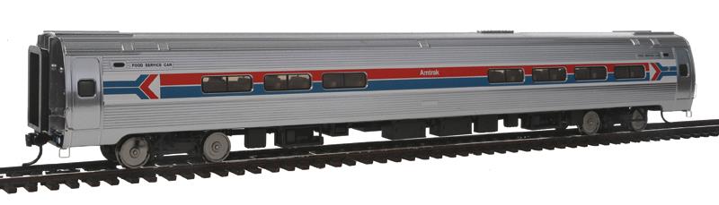Walthers 920-11241 HO Amtrak 85' Amfleet I Amcafe (Phase 1, 2 Arrows)