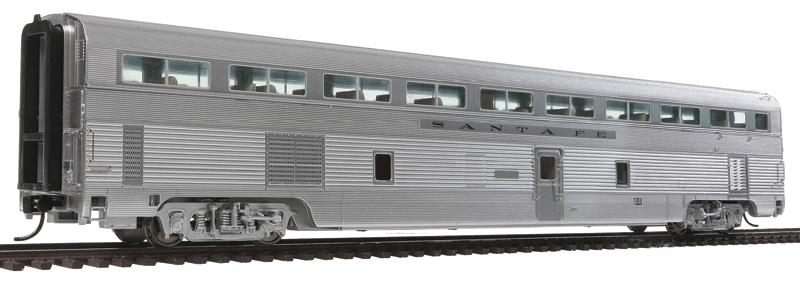 Walthers 920-9294 HO Santa Fe 85' Budd Hi-Level 72-Seat Coach - Lighted