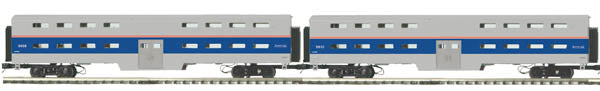 MTH 20-66189 Amtrak Bi-Lvl  2-Car Passenger Set