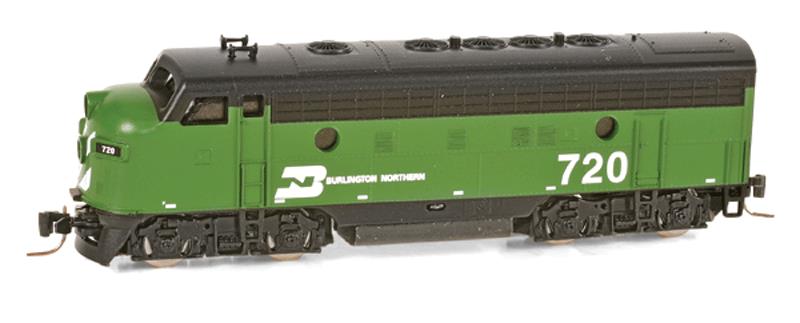 Micro-Trains 98001250 Z Scale BN EMD F7A Locomotive #720