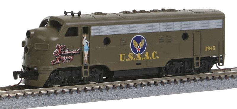 MicroTrains 98001530 Z USAAC Sentimental Journey EMD F7A - Standard DC #1945