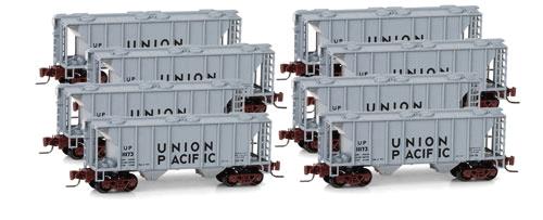 Micro-Trains 99400805 Z Union Pacific PS-2 70-T 2-Bay Covered Hopper (Pack of 8)