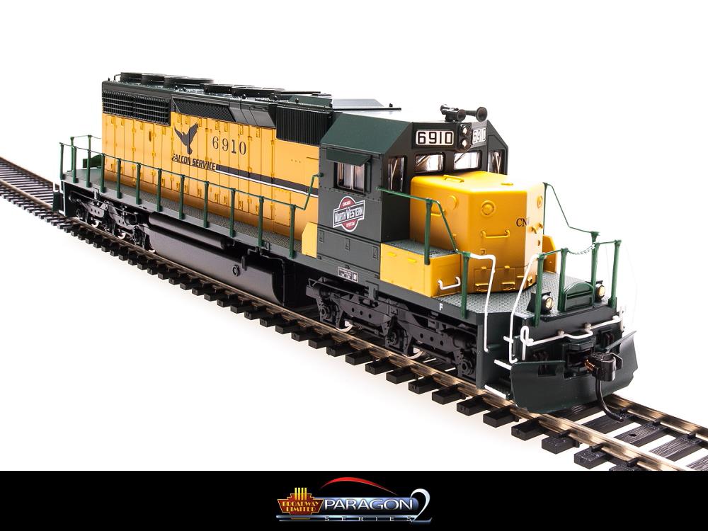 Broadway Limited 2708 HO Chicago & North Western EMD SD40-2 Paragon2 #6910