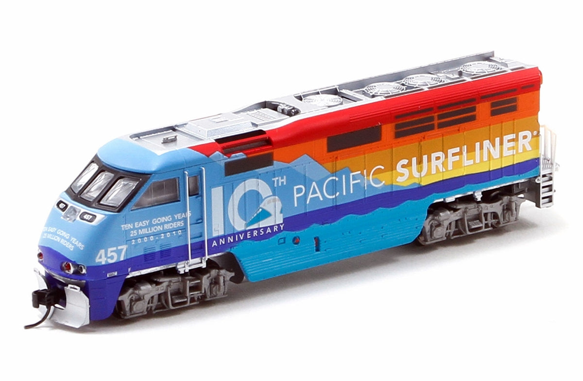 Athearn 23731 N Amtrak 10th Anniversary Paint F59PHI Diesel Locomotive #457