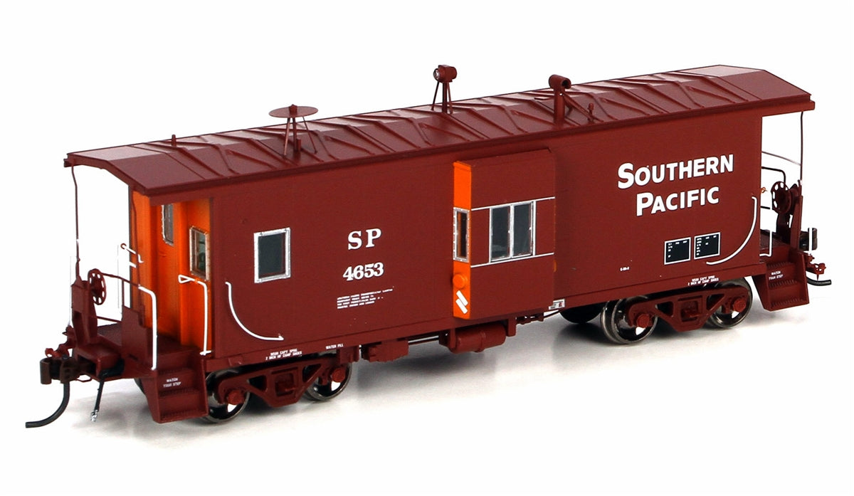 Athearn G63036 HO Bay Window C-50-8 Caboose w/Lights, SP #4653